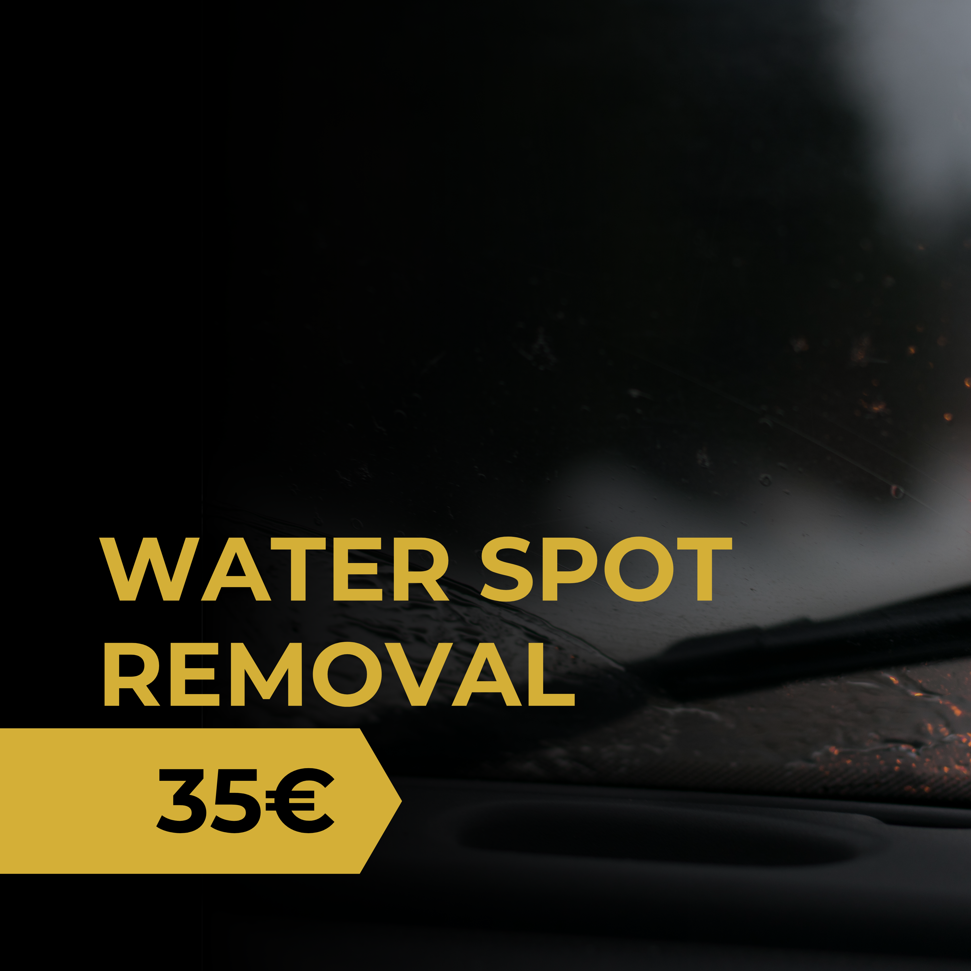 Water Spot Removal